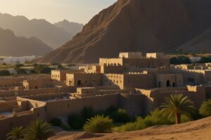 Frühe Siedlungen Muscat