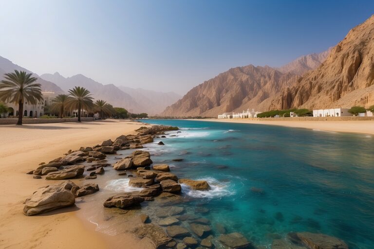 Flußtal im Oman